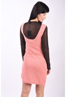 Dress Jjxx Jxalessia Twist Knit Sl Coral Haze